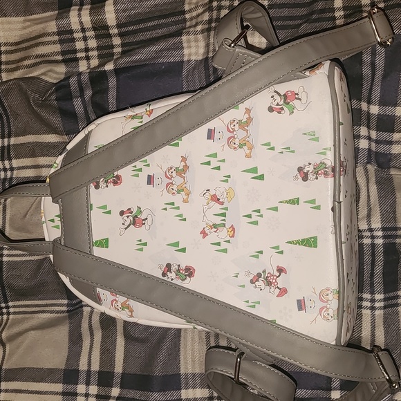 Loungefly Disney Mickey And Friends Holiday Mini Backpack - Picture 2 of 2